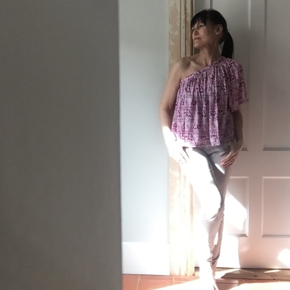 Free People one shoulder top - Picture 3 of 4